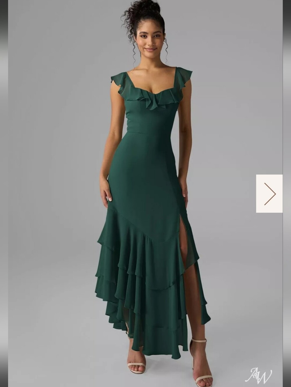 NWOT AW Anaya Dress - Dark Esmerald